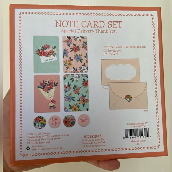 Thank You Note Card Set - Picture 6 of 6